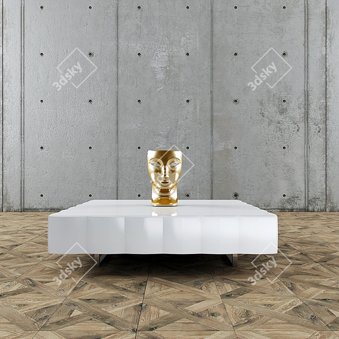 Venice Square Coffee Table | Stylish and Functional 3D model image 1