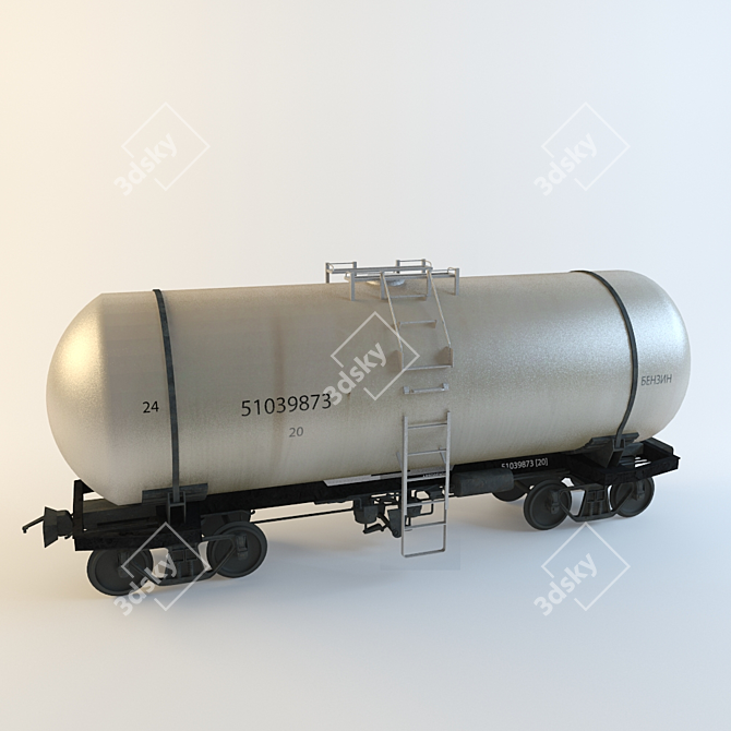 3ds Max Tanker Model with V-Ray and FBX 3D model image 1