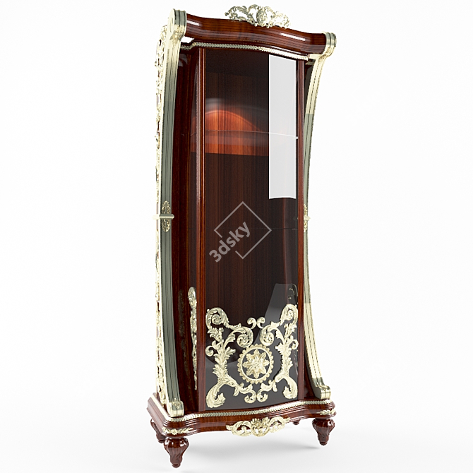 Italian Chic: RivaMobili Wardrobe 3D model image 1