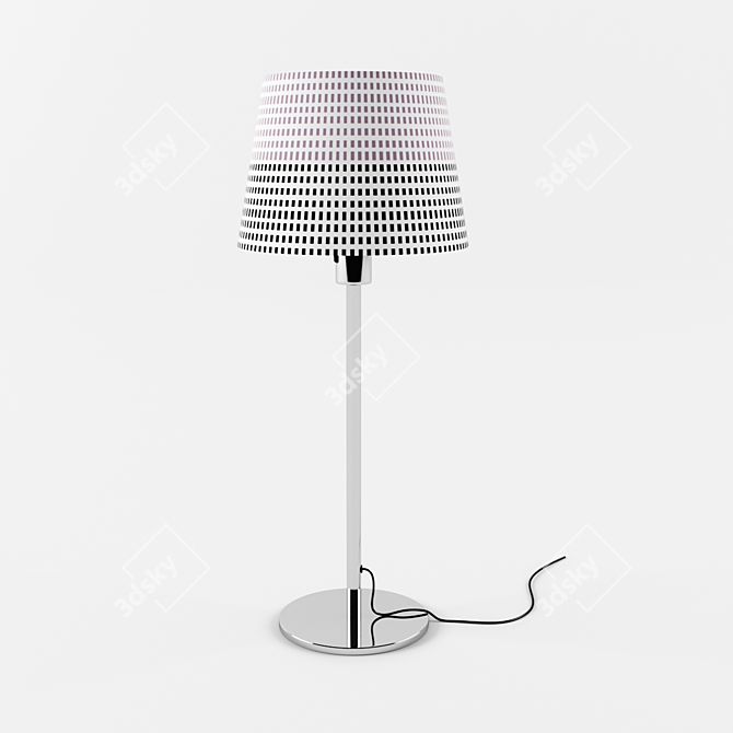 Modern Minimalist Side Table 3D model image 1