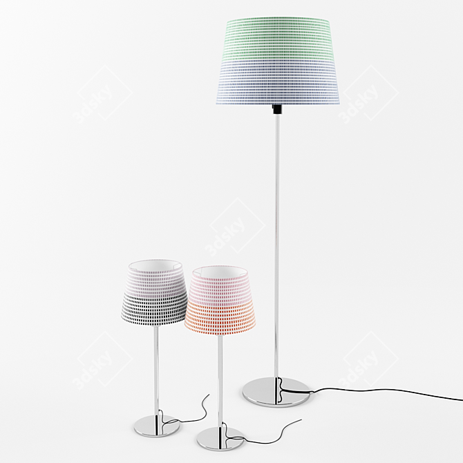 Modern Minimalist Side Table 3D model image 3