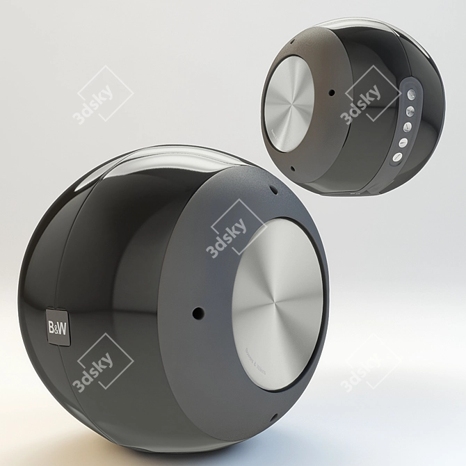 Deep Bass Bliss: Bowers&Wilkins PV1 Black 3D model image 1