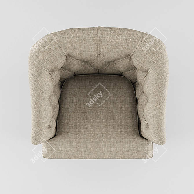 Windsor Lounge Chair: Elegant and Comfortable 3D model image 2