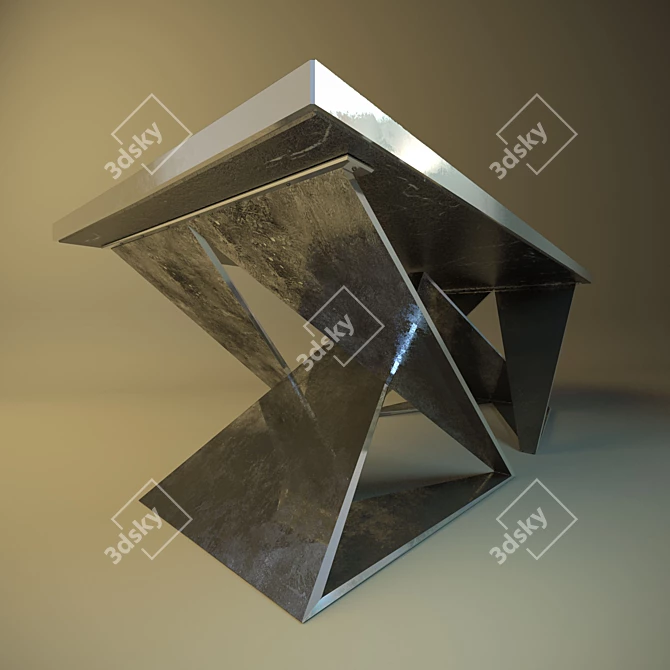 Designer Coffee Table 3D model image 3