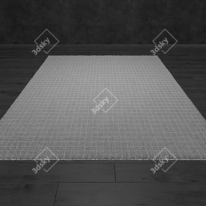 Title: Marble LivingCarpets: Brown-Green 3D model image 2