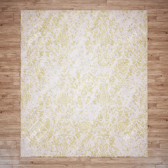 Golden Lyon Milk Carpet 3D model image 3