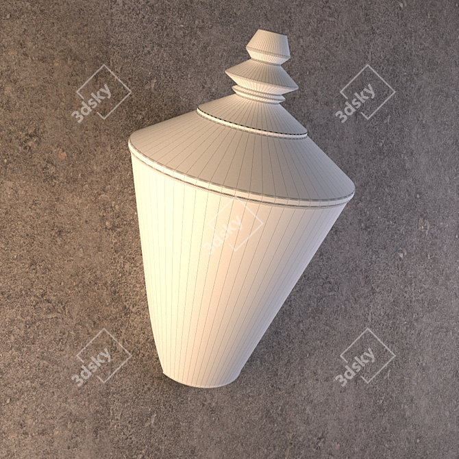 Title: Gretel AP - Karman: Contemporary Wall Sconce with Corona-Render Materials 3D model image 2