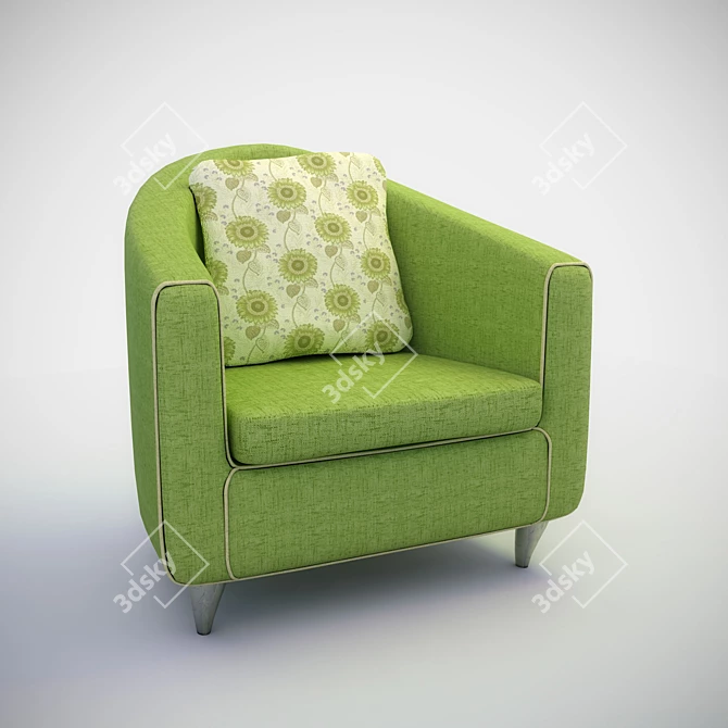 Title: Love-Made Chair 3D model image 1