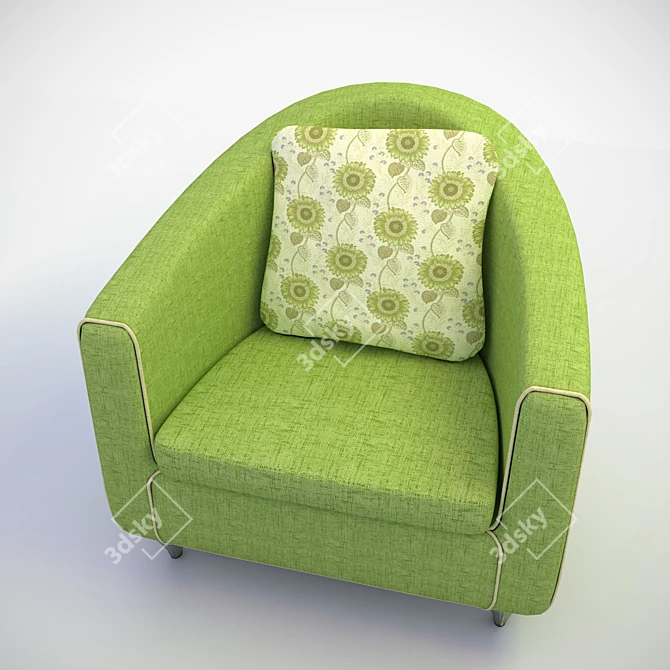 Title: Love-Made Chair 3D model image 2