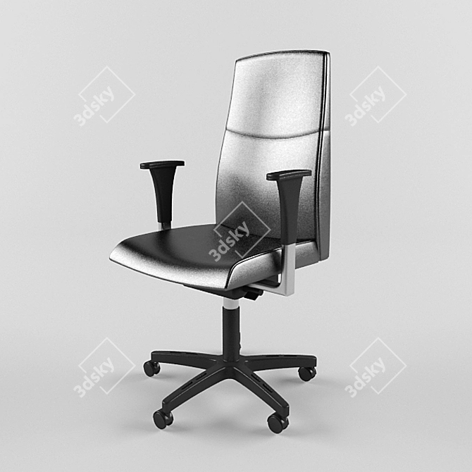 ErgoMax Office Chair 3D model image 1