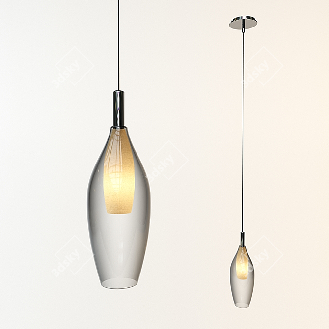 Elegant Pendant Light for Stylish Spaces 3D model image 1