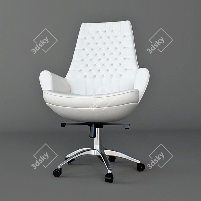 Elegant Mascheroni SAN GIORGIO Office Chair 3D model image 1