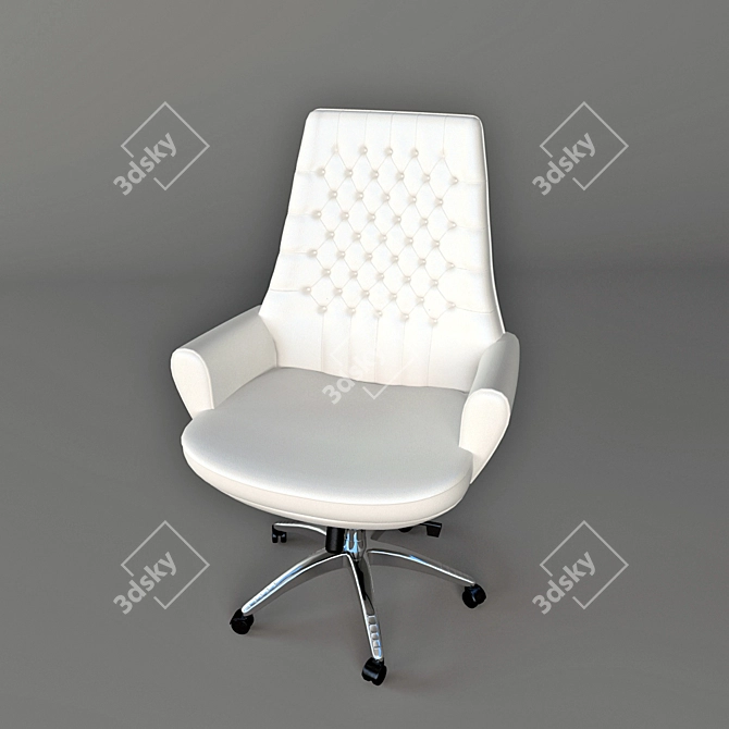 Elegant Mascheroni SAN GIORGIO Office Chair 3D model image 2