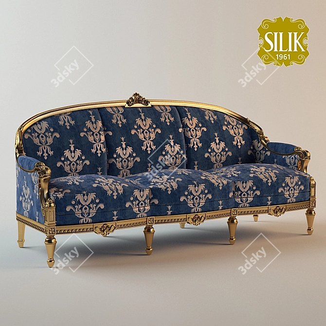 Silik Eros 3-Seat Sofa | Contemporary Design 3D model image 1