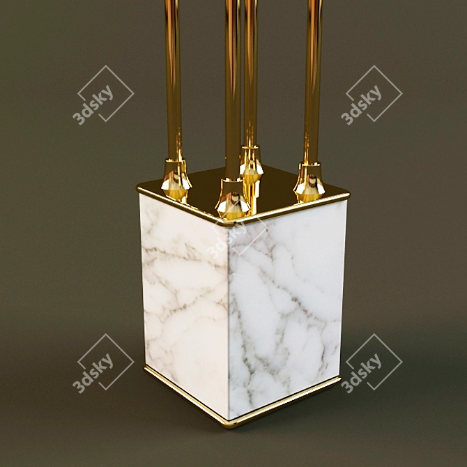 Elegant Glow | CYPRES Floor Light 3D model image 3