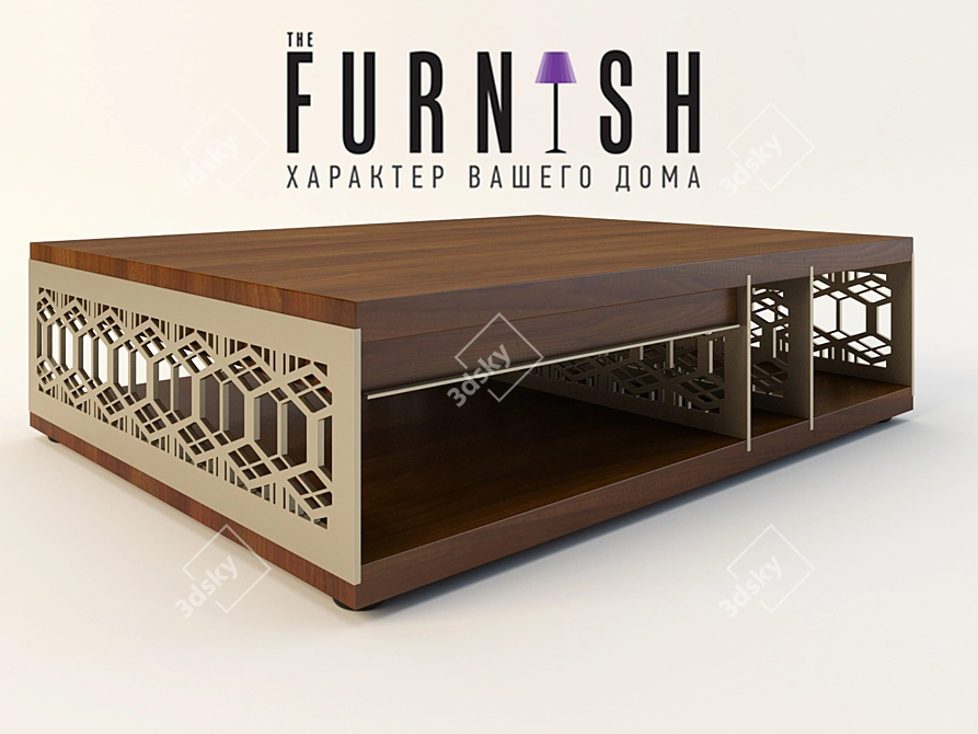 Modern Kilima Coffee Table 3D model image 1