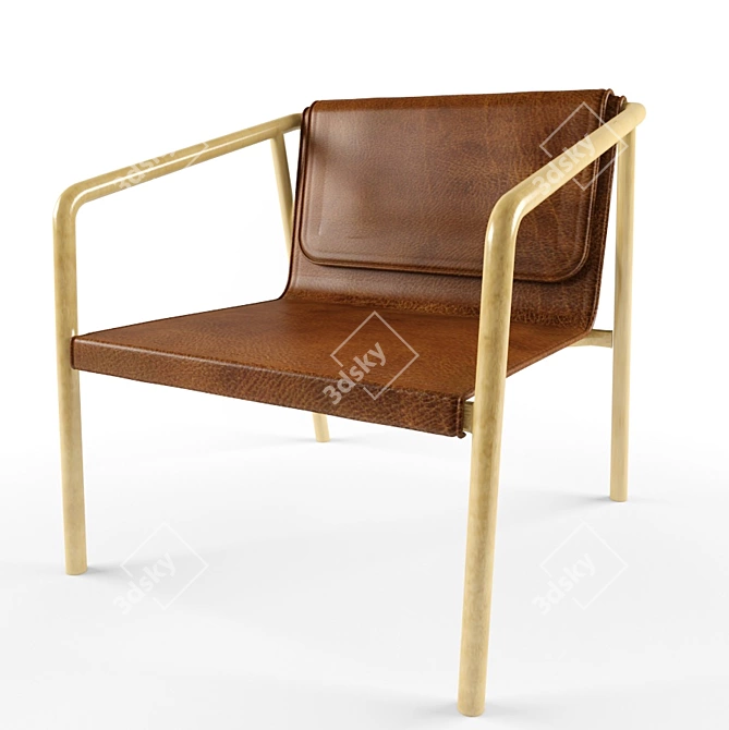 Stylish 3D Max Chair 3D model image 1