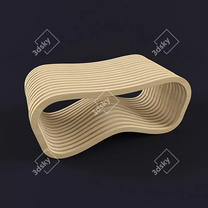 Modern Coffee Table 3D model image 1