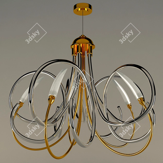 Modern Chandelier Bellart 3D model image 1