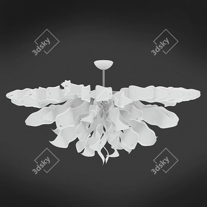 Luxus Bohemia Paula: Elegant Spanish Chandelier 3D model image 1