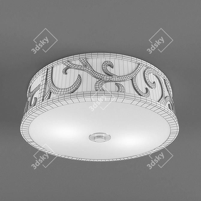 Elegant LA CASEDDA Pendant Light by EGLO 3D model image 2