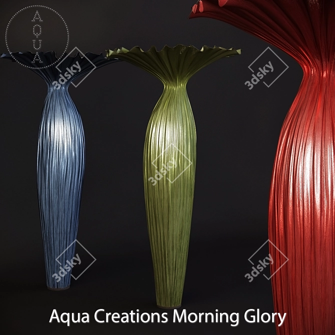 Morning Glory Floor Lamp 3D model image 1