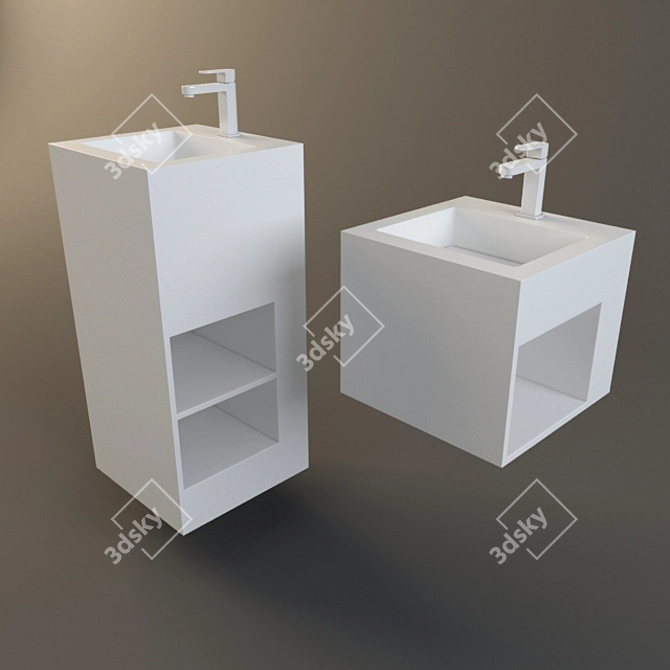 KRION Ras Collection: Modular Design, Elegant Functionality 3D model image 2