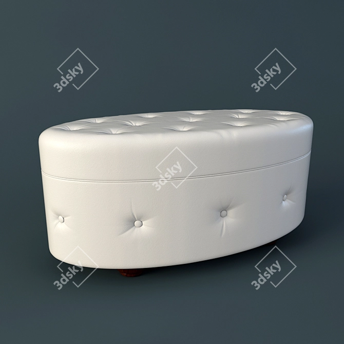 Symfonia Night Ottoman by Dall'Agnese 3D model image 1