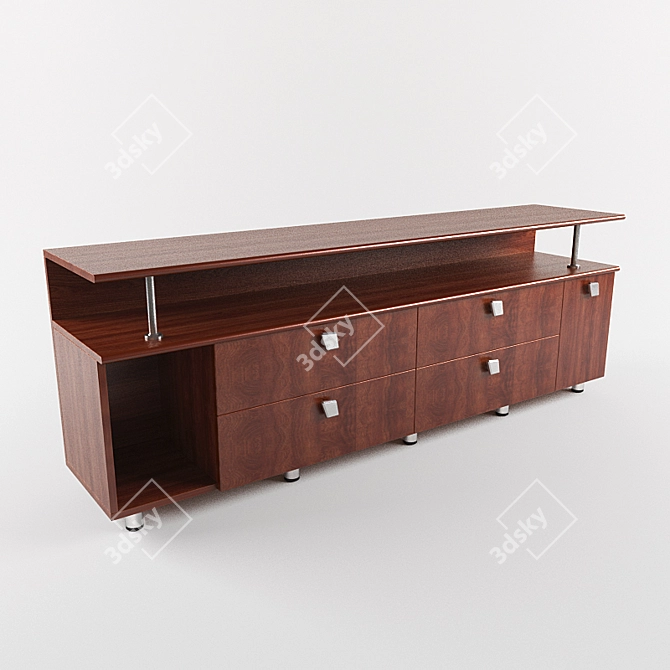 Modern Chest of Drawers 3D model image 1