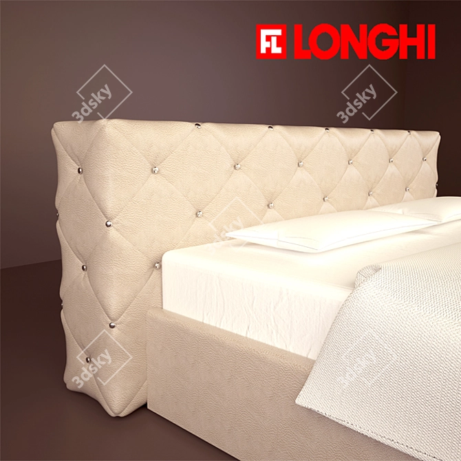 Must-Have Longhi Bed 3D model image 2