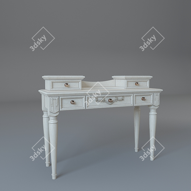 Luxury Italian Bedroom Furniture 3D model image 3