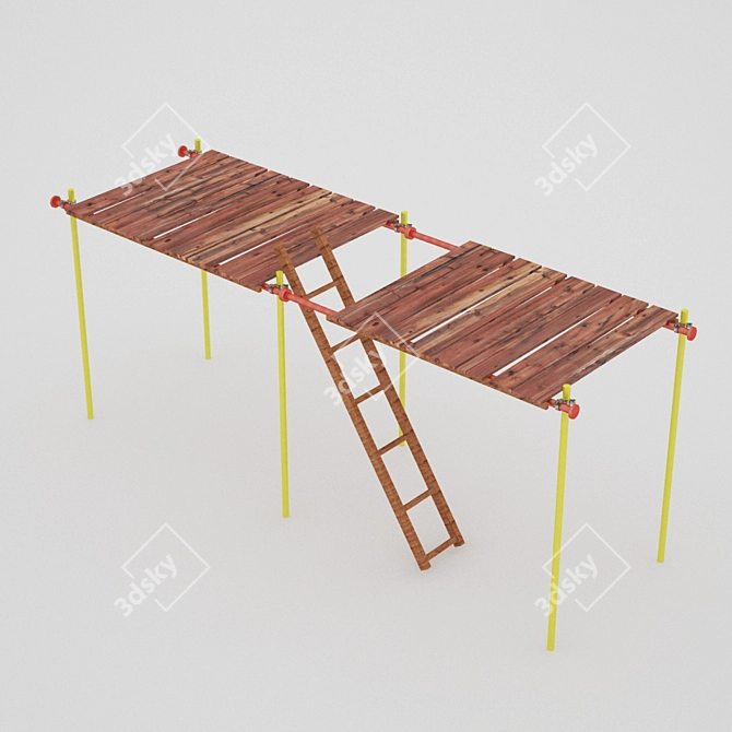 Optimized Module Scaffolding 3D model image 1