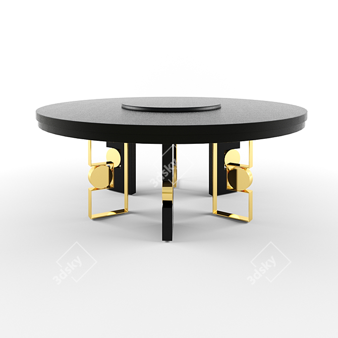 smania RODRIGO - Elegant Wooden Coffee Table 3D model image 1