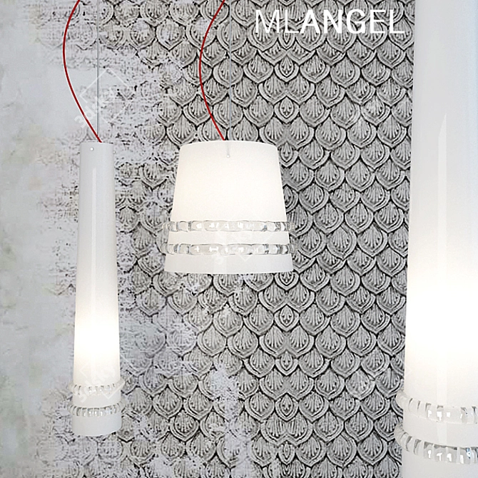 Illuminating Elegance: Muranoluce Angel 3D model image 1