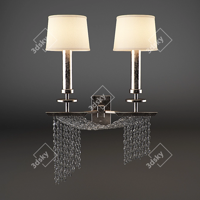 Elegant Fine Art Lamps - 38x15x53h 3D model image 1