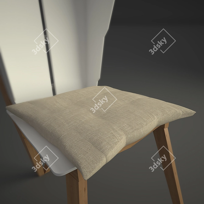 Futuristic Ash Chair 3D model image 3