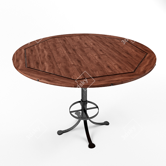 Pub Table for Socializing 3D model image 1