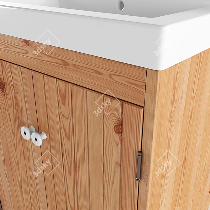 Title: IKEA SILVERON Sink & Vanity 3D model image 2