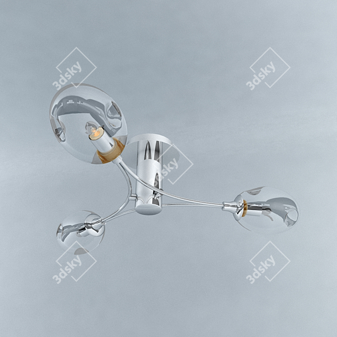 Breezelight 1301/PL3 - Elegant Ceiling Lamp 3D model image 1