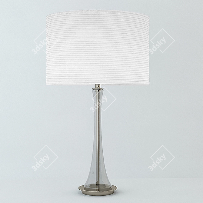 Elegant Kate Table Lamp 3D model image 1