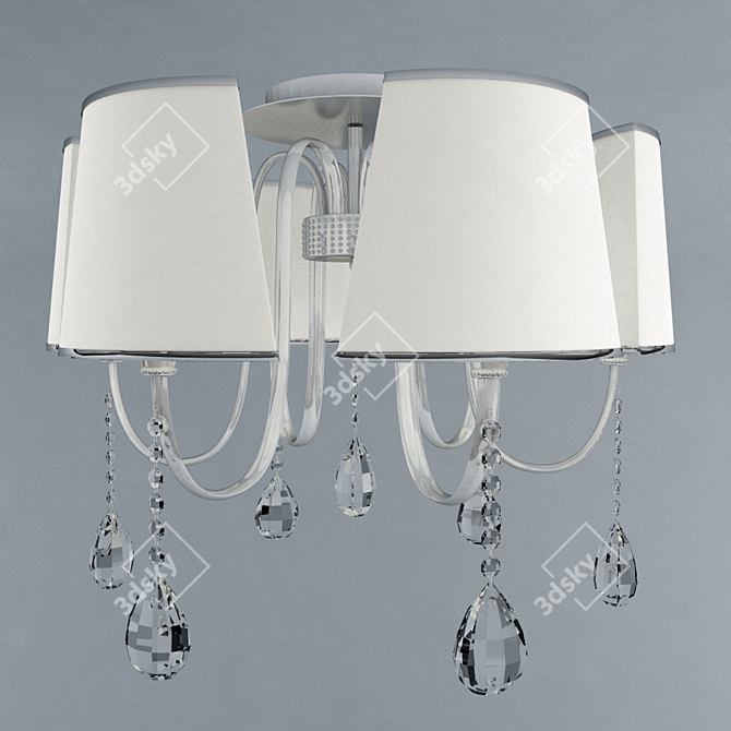 Elegant Breezelight Chandelier 3D model image 2