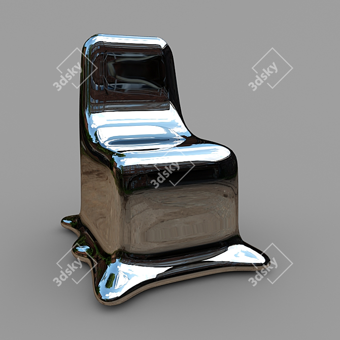 Sculptural Transforming Chair 3D model image 1