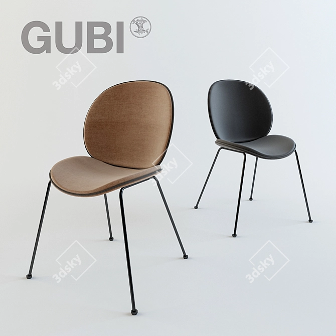 Gubi Beetle: Elegant and Comfortable 3D model image 1