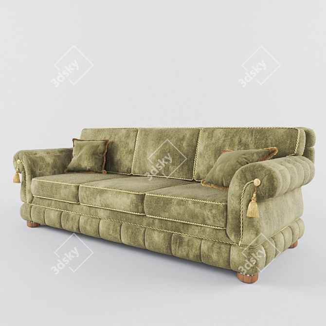 Elegant SHARM Sofa 3D model image 1