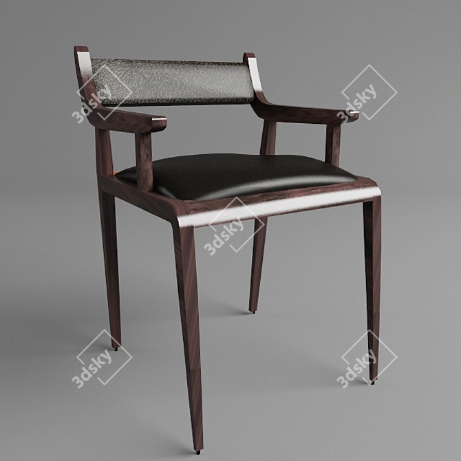 Luxury Armchair Nadin: Alexandra Collection 3D model image 1