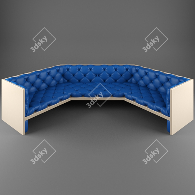 Cosy Corner Sofa 3D model image 1