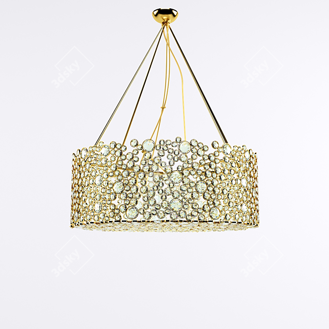 Glamour Eternity Chandelier 3D model image 1