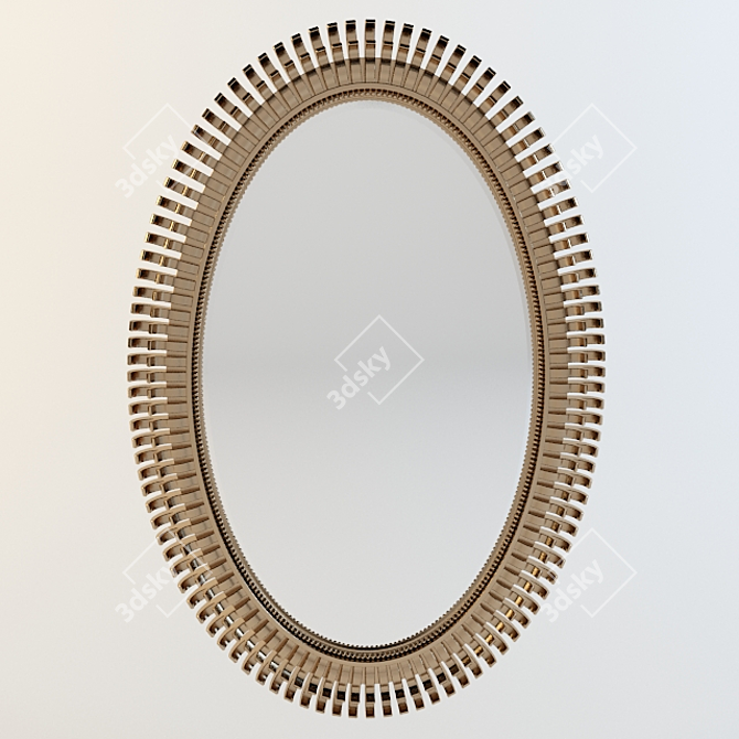 Reflective Amerind Mirror 3D model image 1