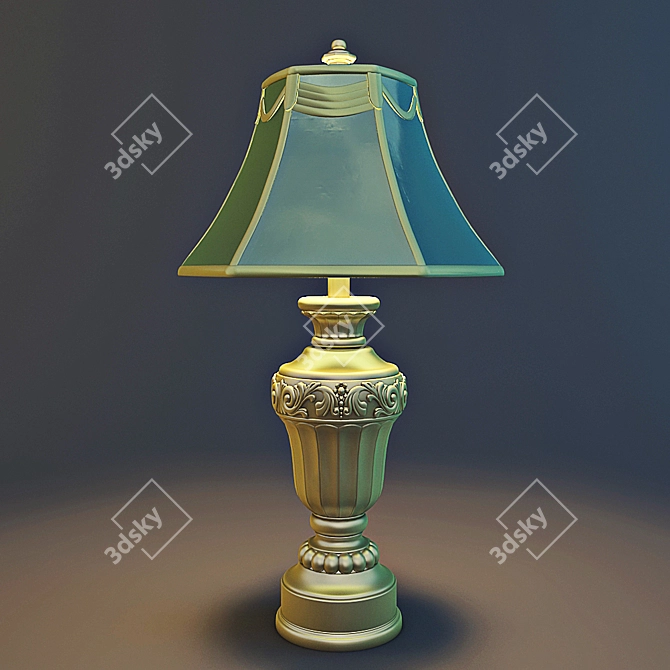 Classic Desk Lamp 3D model image 1