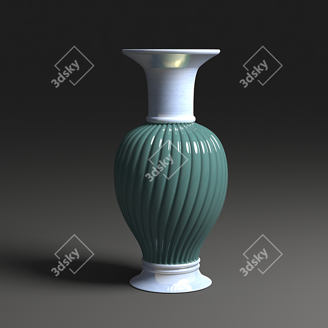 Title: Elegant Classic Vase 3D model image 1
